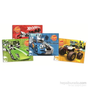 5437 Hot Wheels Resim Defteri 25x35 cm 15 Yaprak