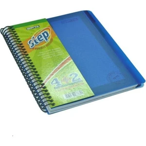Step (17x24) 150 Yp. Plas. 6 Seperatörlü Defter (1272) 4 Kareli + 2 Çizgili Bölüm