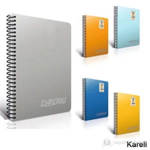 Chromo (A4) 140 Yp. PP Kapak Spiralli Defter -Kareli