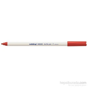 Kırmızı Kumaş Boyama Kalemi Işığa Dayanıklı Su Bazlı Mürekkep ile 2-3mm Uç