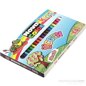 Nova Color Nc-2120 Üçgen Silinebilir 18 Renk Pastel Boya