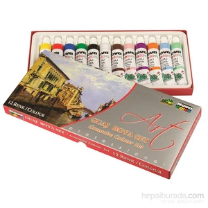 Nova Color Nc-251 Guaj Boya 12 Renk Tüp Takım 18 cc
