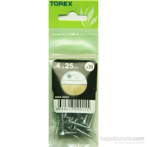 4X25 Dın 7505 Sunta Vidası 30  Adet