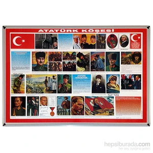 70x100 Atatürk Köşesi (Metal Çerçeve)