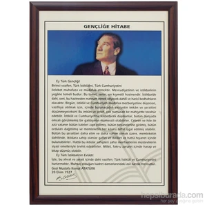 50x70 Gençliğe Hitabe (Mdf Çerçeve)