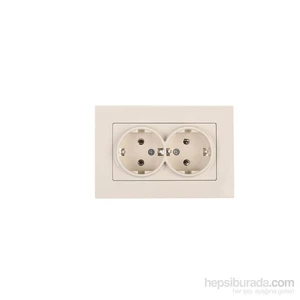 Günsan Visage Krem İkili Topraklı Priz