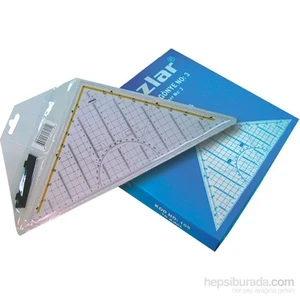 Kod:105 Geometrik Açılı Gönye No. 3