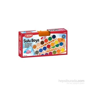 Lets  Sulu Boya 24 Renk Değişebilir Tablet L-10624