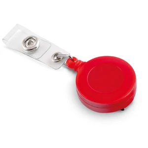 Mas 3532 Plastik Yoyo - Yuvarlak-32Mm-Kancali-Klipsli-Kirmizi 25Li