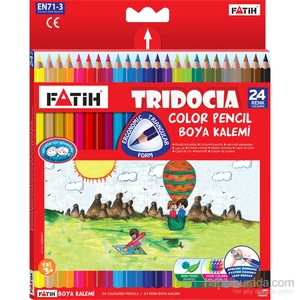 Tridocia Üçgen Tam Boy Kuruboya 24 Renk