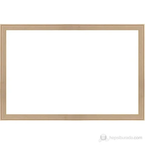 30X45 Naturel Ahşap Çerçeve Yazı Tahtası