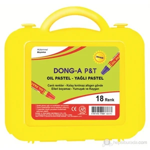 Dong-A 261118 18 Renk Pastel Boya (Plastik Çantalı)