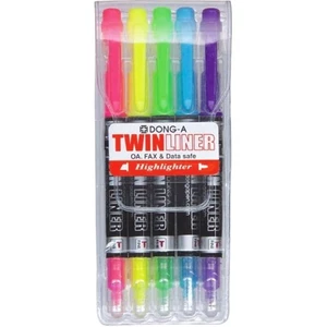 Twinliner Çift Taraflı Fosforlu Kalem 5'li Set