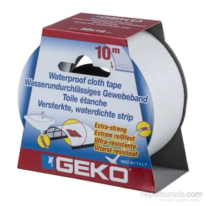 Geko Çok Amaçlı Su Geçirmez Tamir Bantı- Beyaz 50Mm X 10M Usa