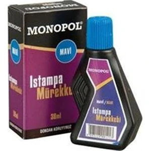 Monopol 1121 Istampa Mürekkebi 30 ml Mavi