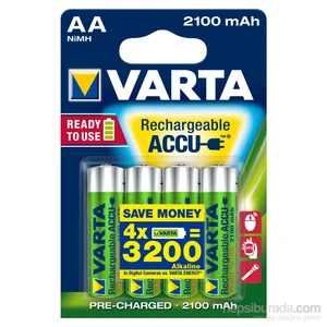 Rechargeable Accu Aa / Hr6  Ready To Use 2100Mah Bls 4 56706101404