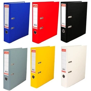 Plastik Geniş Klasör Kırmızı 25 Adet Kalın Ofis Klasörü