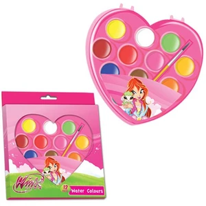 Winx Club Kalp Sulu Boya  (12 Renk)