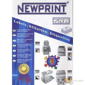 New Print Inkjet/laser Etiketi 38X21,2 mm