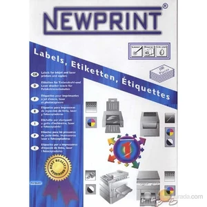 New Print Inkjet/laser Etiketi 99X210 mm