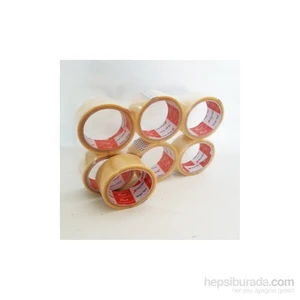 6'lı Şeffaf Koli Bandı 45x40