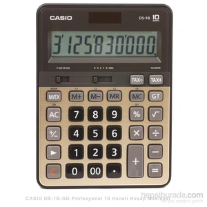 Casıo Ds-1B-Gd Prof-Masa Tipi 10 Hane Hesap Makinesi