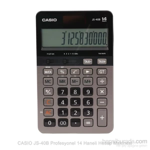 Casıo Js-40B Prof-Masa Tipi 14 Hane Hesap Makinesi