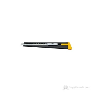 Metal Gövdeli Kuvvetlendirilmiş Dar Model Maket Bıçağı (180 Black)