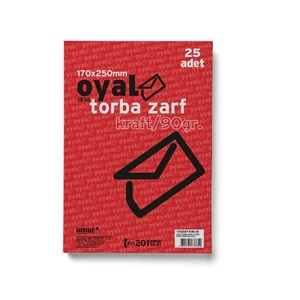 Torba Zarf (17X25) 90Gr 25'li