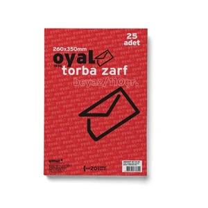 Oyal Zarf Torba 26X35 110Gr Beyaz Slk 25 Li