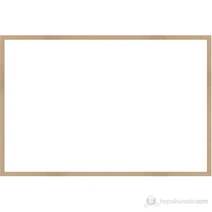 60X90 Naturel Ahşap Çerçeve Yazı Tahtası