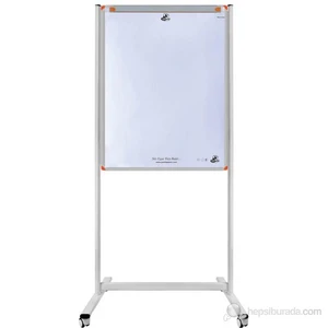 65X100 (Flip) Tekerlekli Sabit Yazı Tahtası Ayaklı