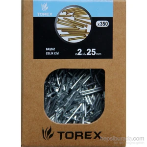 Çelik Çivi 2X25 Galvaniz, Başsız 350 Adet