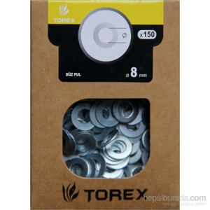 Dın 125 M8 Düz Pul 150 Adet