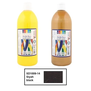 1009-09 Akrilik Boya 500 ml Siyah