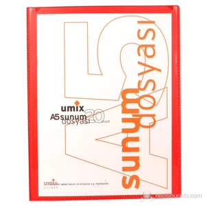 UMIX STANDART SUNUM DOSYASI A5 20'Lİ KIR