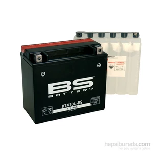 BS Battery -Battery Btx20l- (Ytx20l- ) 12V 18Ah 270Cca Agm Bakımsız Motosiklet Aküsü