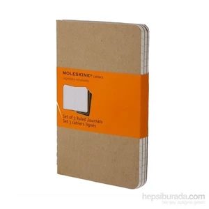Cahier 3'Lü Defter L Boy Çizgili Kraft