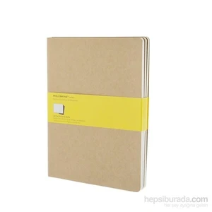 Cahier 3'Lü Defter XL Boy Kareli Kraft