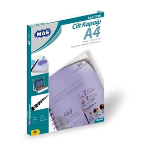 Mas A4 Şeffaf Cilt Kapağı 7740