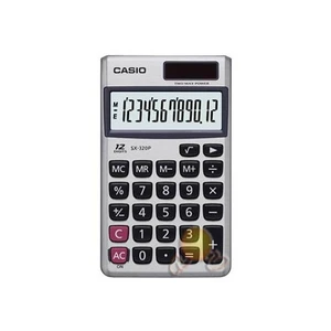 SX-320P Cep Tipi 12 Hane Hesap Makinesi