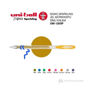 Uni-ball Signo Sparkling Simli Jel Mürekkepli Kalem (UM-120SP)