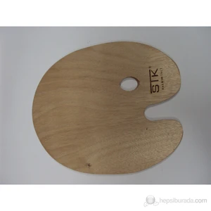 Oval Ahşap Palet 24x30cm