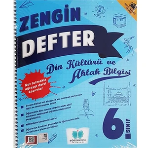 Sözün Özü Yayınları 6. Sınıf Zengin Defter Din Kültürü Ve Ahlak Bilgisi