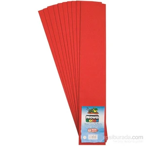 Nova Color Nc-339 Krapon Kağıdı 10 Lu Paket Kırmızı