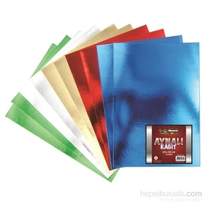 Nova Color Nc-360 Aynalı Kağıt 20x30 cm 10 Renk Karışık Set