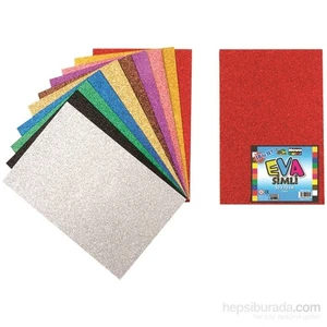 Nova Color Nc-364 Eva Simli 50x70 cm 10 Renk Karışık Fon Kartonu