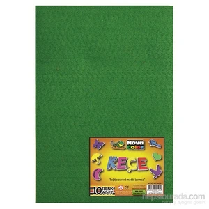 Nova Color Nc-366 Keçe 50x70 cm 20x30 cm 10 Renk Karışık Set Fon Kartonu