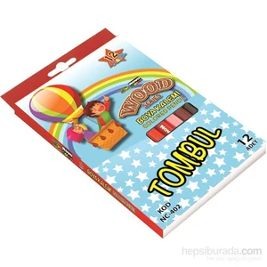 Nova Color Nc-406 Kuruboya 12 Renk Uzun Tombul