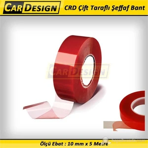 Çift Taraflı Şeffaf Bant 10 mm x 5 Metre